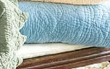 Blue Velvet Vintage Scallop King Quilt