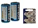 Two CR-123A Lithium, 4 LR44 Batteries pack for Streamlight Thunder Ranch Illumination System