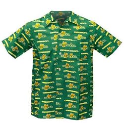 University of Oregon Childs Hawaiian Shirt Size 10 12 UO Ducks Cotton Shirts for BOYS or GIRLS