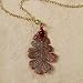 Necklace - Oak Leaf, Iridescent - Reduced, Discontinued