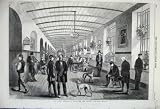 1860 ROYAL HOSPITAL BETHLEHEM GALLERY MEN DOGS GAMES
