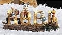 Disney Mickey Mouse Donald Goofy Pluto NOEL Lighted Christmas Decoration #39764