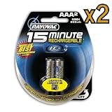 Rayovac 180373 Low Discharge AAA NiMH carded 4 pack