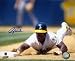 Rickey Henderson Oakland Athletics - Sliding - Autographed 8x10 Photograph