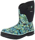  Bogs Women's Classic Mid Mumsie Waterproof Boot - Black 