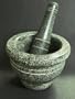 Large Stone Mortar and Pestle, Nicely Finished 7 1/8 inch diameter