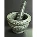 Large Stone Mortar and Pestle, Nicely Finished 7 1/8 inch diameter