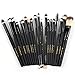 iLoveCos Makeup Brushes Set 20pcs and 1 Blender Makeup Sponge Foundation Blending Blush Cosmetics Eyeliner Face Powder Makeup Cream Blending Lip Brush Set