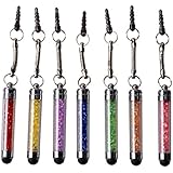 IC ICLOVER,Stylus Pens for Touch Screen,7PCS Colorful Capacitive Crystal Stylus Touch Screen Pen for Callphone,Tablet,All Capacitive Touch Screen Device(Blue/Pink/Green/Red/Yellow/White/Purple (7PCs)