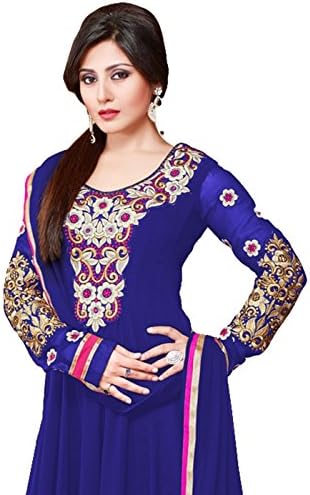 Surat Tex Cream Color Chanderi Semi-Stitched Salwar Suit