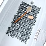 Burst of Bubbles Bath Mat - Gray