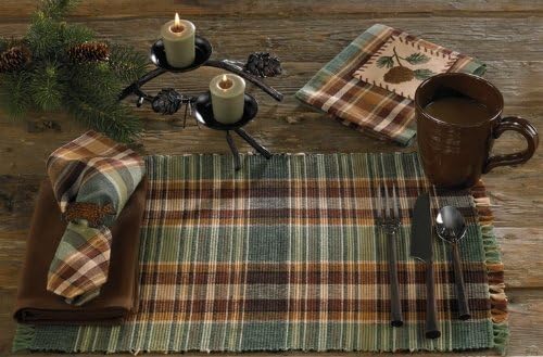 Wood River Placemat- Set of 4