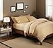 Amazon Brand – Pinzon Signature Cotton Heavyweight Velvet Flannel Pillow Cases - Standard, Chamois