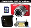 Olympus PEN E-PL3 w/14-42mm Lens (Red) Value Kit