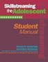 Skillstreaming the Adolescent: Student Manual