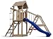 Spielturm Kletterturm mit Rutsche 2 Schaukeln + komplettem Zubehör