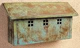 Arroyo Craftsman GMBL-AB Antique Brass Glasgow Craftsman / Mission Mailbox from the Glasgow Collecti