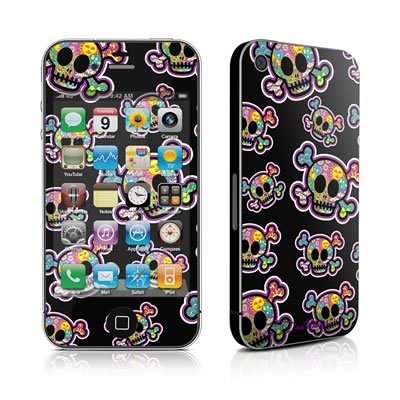 Apple iPhone 4用スキンシール【Peace Skulls】