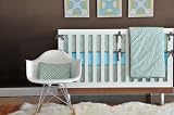 Geox Aqua & Green Crib Bedding Set
