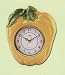 YELLOW BELL PEPPER 3-D -Surrounded Wall Clock BRAND NEW
