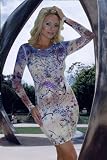 Fitted Rhinestone Cocktail Dress