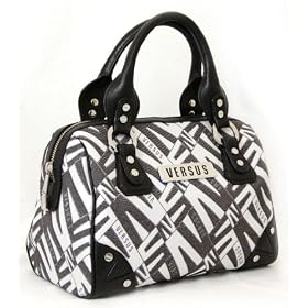 Versace Black & White Handbag