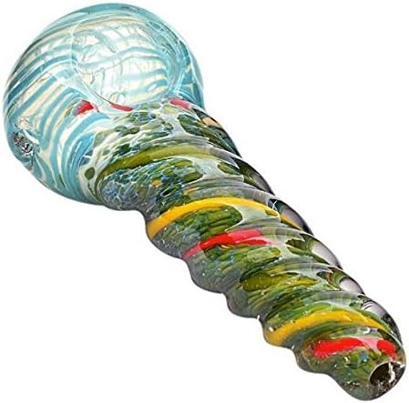 Hand Crafted Art Stained Glass Piece That Come In Exquisite Designs, Colors, And Patterns.(Multicolor) (blue ,spiral red, yellow)