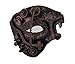 Metallic Steampunk Phantom Half Face Masquerade Mask