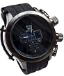 MONTRE HOMME GROS CADRAN FONCTION DATE BRACELET CAOUTCHOUC GARANTIE 1 AN