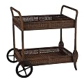 Smith & Hawken® 2008 Wicker Tea Cart