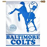 NFL Baltimore Colts 27-by-37 Inch Vertical Logo Flag