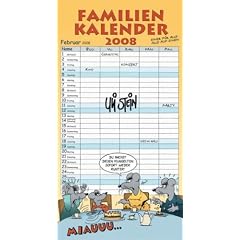 Familienkalender 2008.