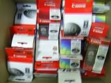 WHOLESALE LOT OF 51 GENUINE SEALED CANON INK CARTRIDGES PG40(2) BC02(3) BC05(9) BC21C(3) BC20(2) BC23(1) BC121B(4) BC121C(9)