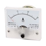 uxcell アナログ電流計　85C1-DCモデル　 0-30A測定範囲　　パネル　メーターゲージ　電流