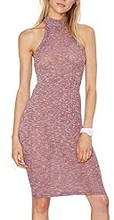 Sexy Sweater Off the Shoulder Knit Backless Vintage Bodycon Dress 