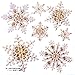 Snowflake Decorative Window Stickers, 25 Snowflakes