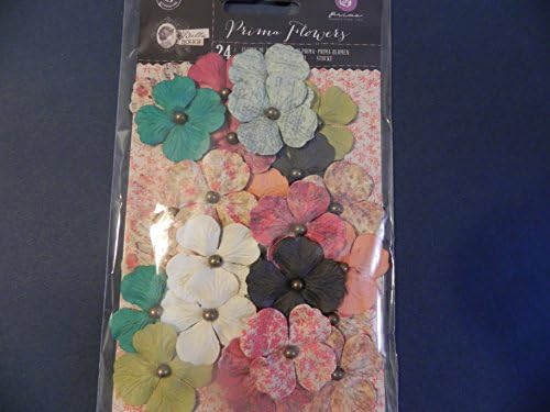 Prima Bella Rouge Mulberry Paper Flowers, Daisy