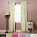 Micro Velvet Window Curtain 116"x84" Pair - Honeydew
