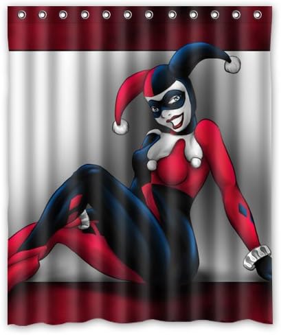 Surprised gift Harley Quinn Custom Shower Curtain 60x72 Inch Cover