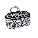 Harry D Koenig &amp; Co 6 Pocket Purse Organizer, Zebra