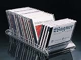 Acrylic Flip CD Rack - 20 CDs (Clear) (6W x 16D x 1H)