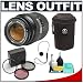 Olympus Zuiko 40-150mm f/3.5-4.5 Digital Lens with Tamrac MX5378 Foam Padded Lens Case + 3-Piece Filter Kit (58mm UV/FLD/PL) for Evolt E300, E330, E410, E500, E510 & E1 Digital SLR Cameras