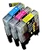 Blake Printing Supply © Compatible Ink Cartridge Replacements for Brother LC-71, LC-75 - 1 Cyan, 1 Magenta, 1 Yellow, 3 Pack