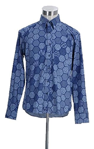 Cosdaddy® Mens Cosplay Hexagon Shirt Costume