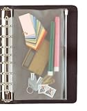 Day-Timer Vinyl Zip Pouch, Desk Size, 5.5 x 8.5 Inches, Clear (D87219B)