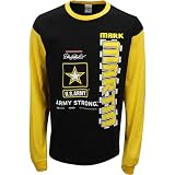 Checkered Flag Mark Martin Colorblock Long Sleeve T-Shirt
