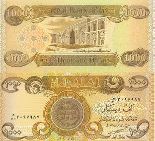 100,000 Iraqi Dinar 100 X 1,000