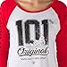 Vans Women's Disney Dalmatians 101 Original Pup 3/4 Sleeve Baseball T-Shirt