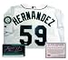 Felix Hernandez Seattle Mariners MLB Hand Signed Authentic Home White Baseball Jersey