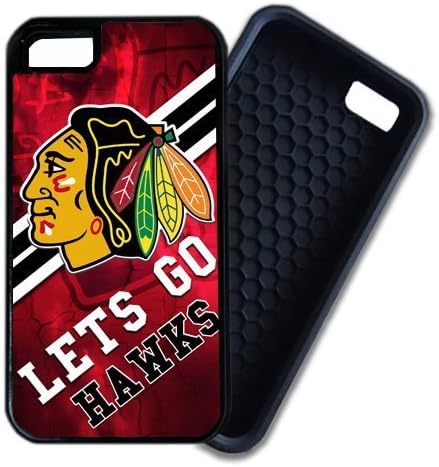 Iphone 5 5S Case Chicago Blackhawks Defender/Builder Heavy Duty Case/Cover Shock Proof Cover PAZATO®